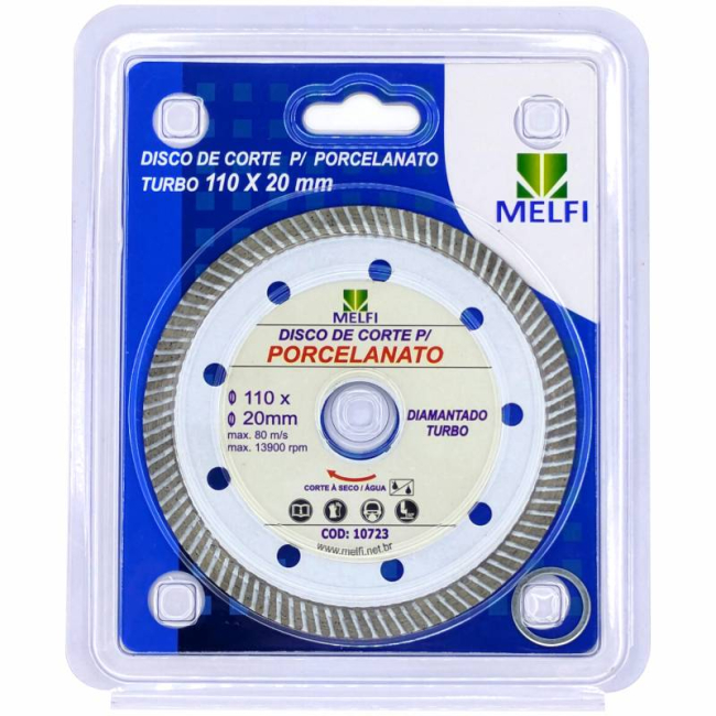 DISCO DIAMANTADO TURBO PORCELANATO MELFI
