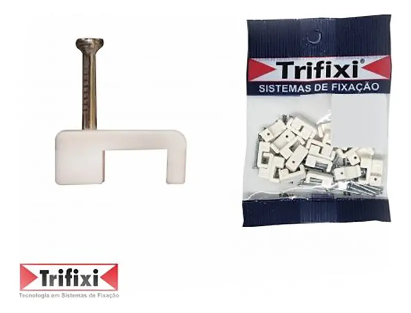 FIXA FIO LAF 10X12 C/10 (P/ FIO PARALELO 2,5 A 4MM) TRIFIXI