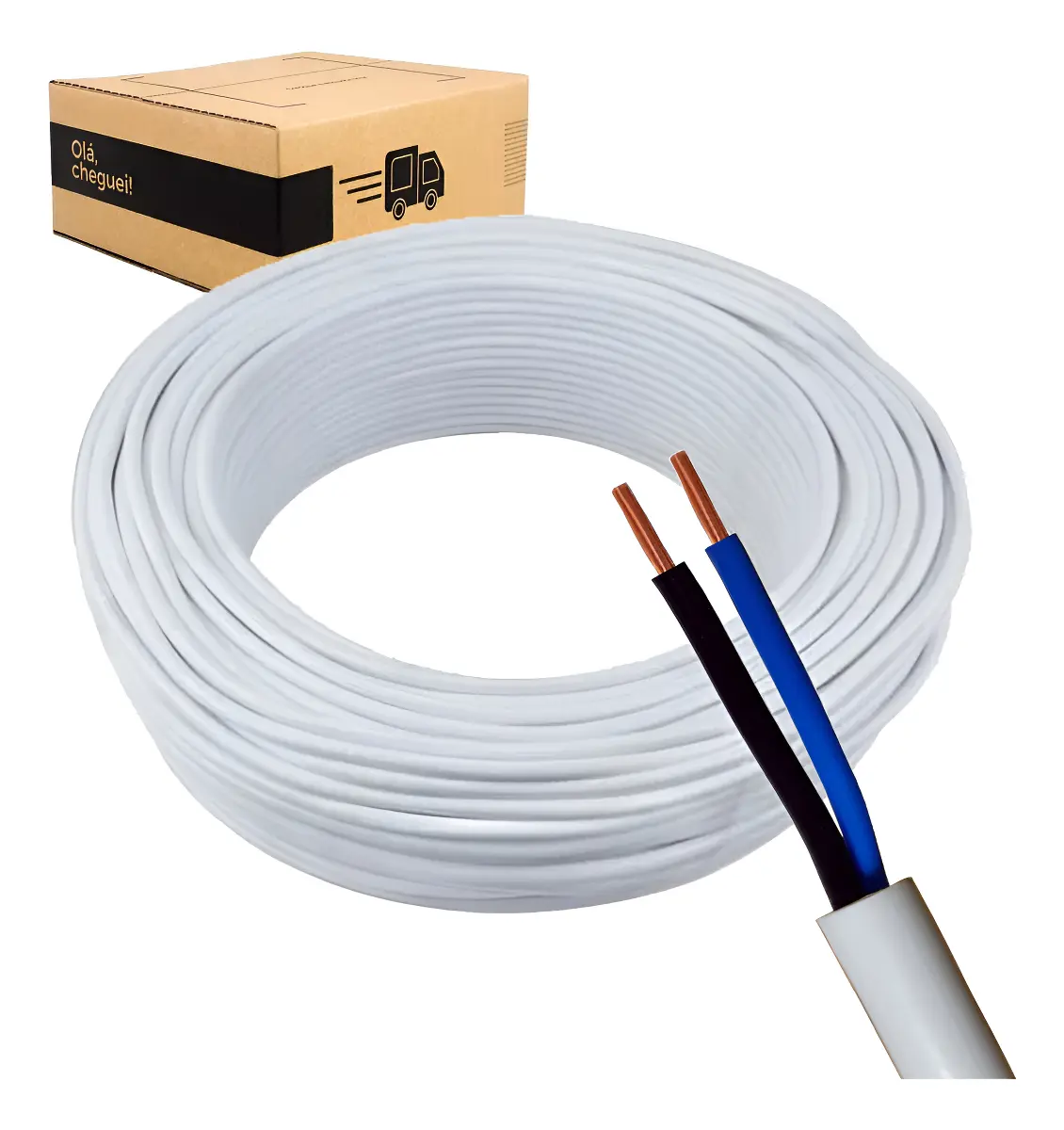 CABO PP 2 VIAS 2,5MM BRANCO