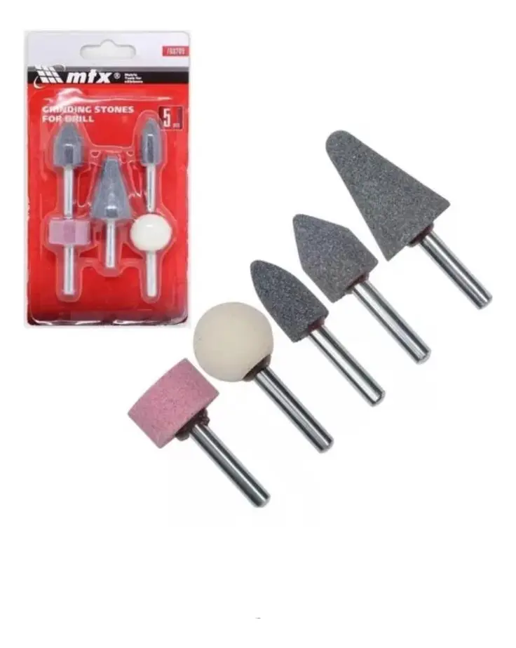 JOGO PEDRA DE MOAGEM 5 PECAS P/ FURADEIRA MTX