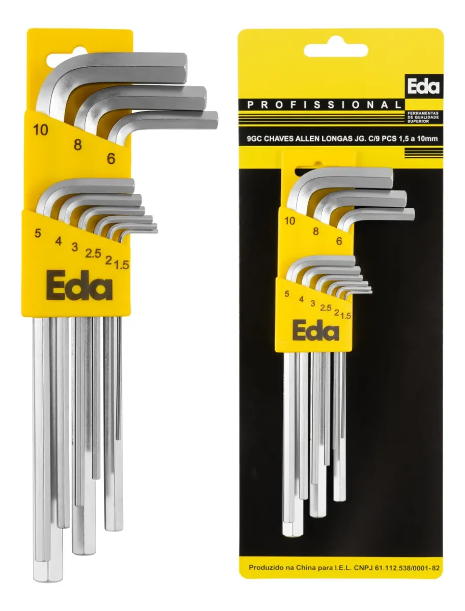 JOGO ALLEN C/10 PECAS (1.5A10) EXCELLENT EDA