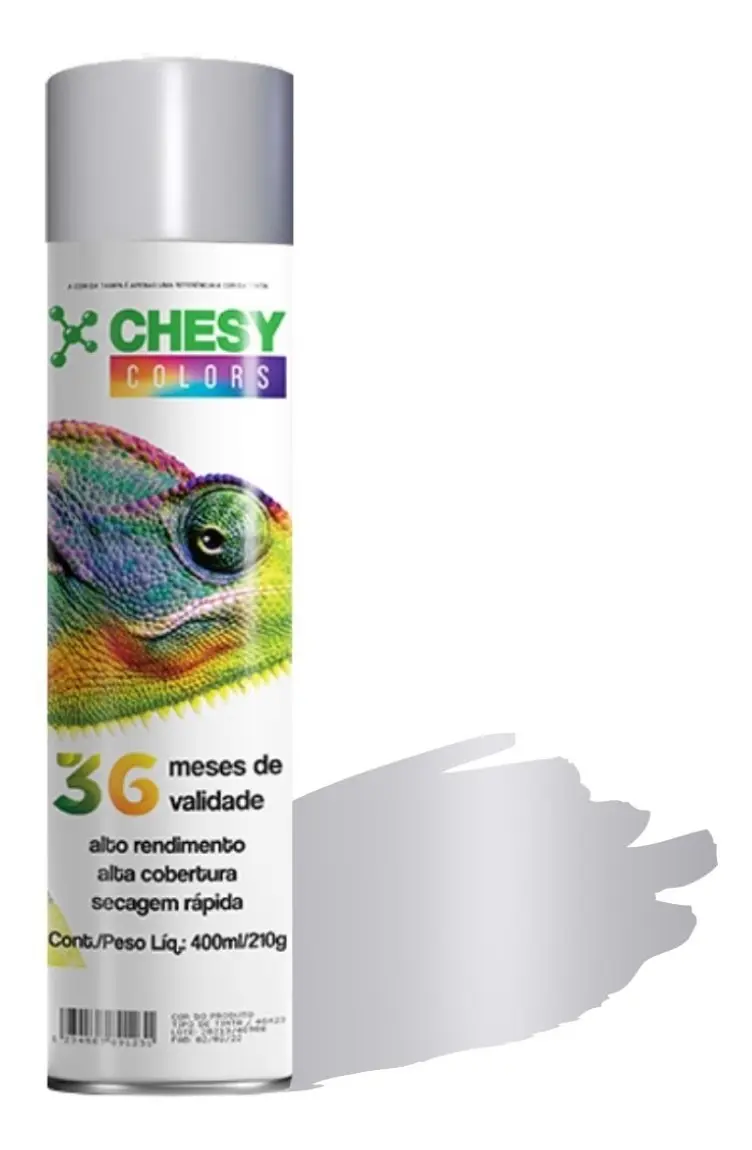 TINTA SPRAY GERAL 400ML/210G CINZA PRIMER CHESY
