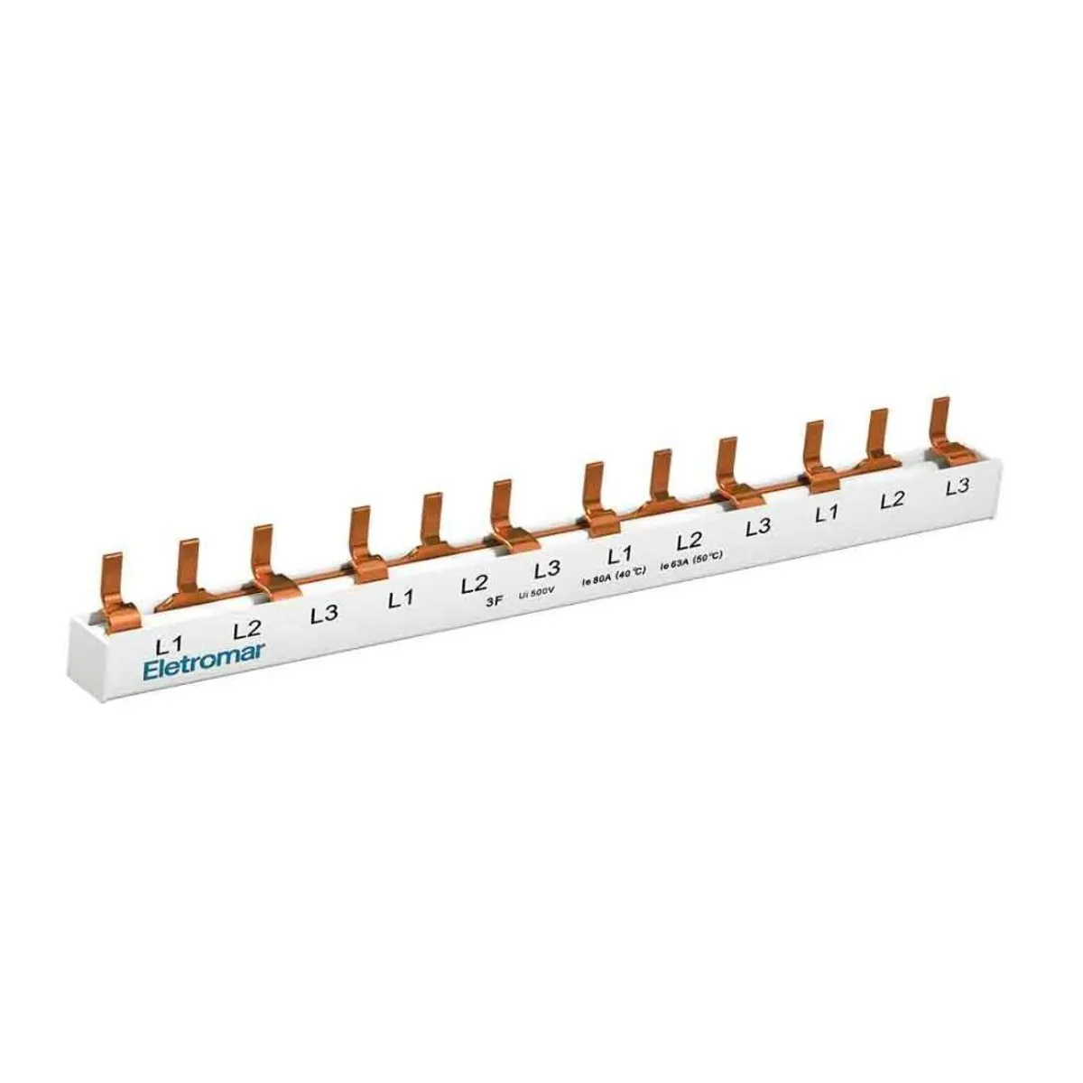 BARRAMENTO P/NEUTRO/TERRA 1X25+3X16+2X10MM ELETROMAR
