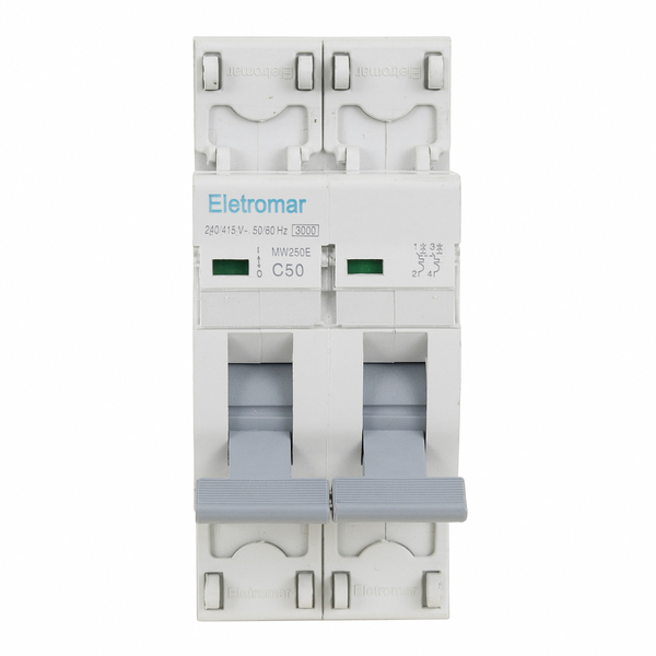 DISJUNTOR DIN 2X50 CURVA C  JW ELETROMAR
