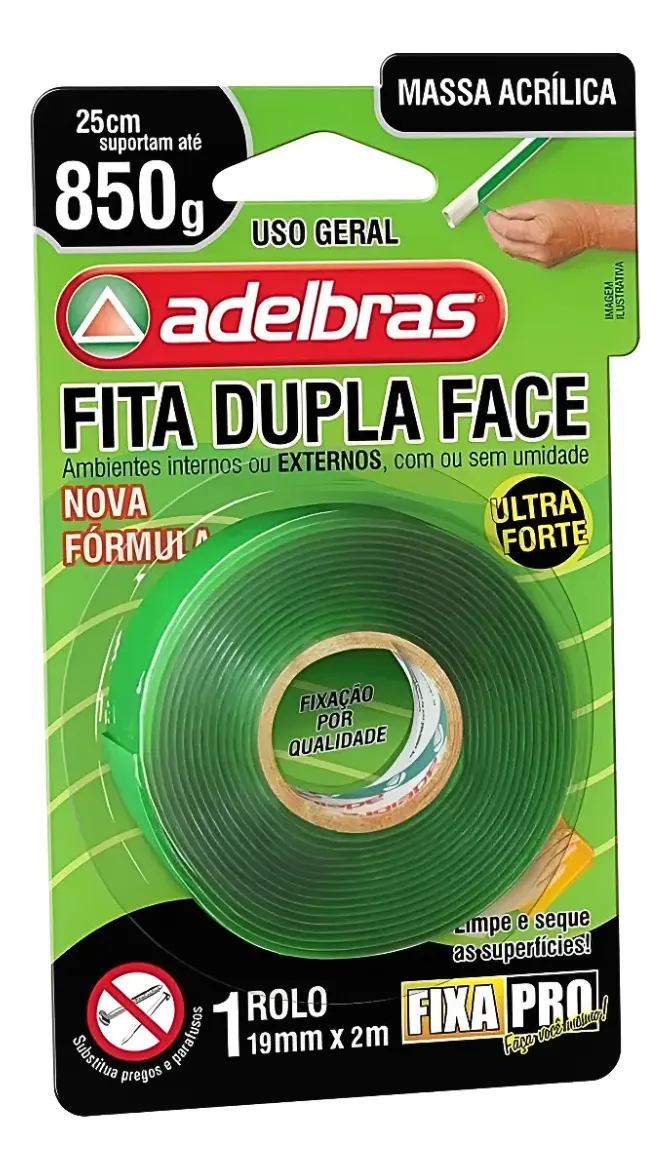 FITA MASSA ACRILICA 19X2M ADELBRAS