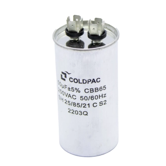 CAPACITOR 50 MFD 250V C/TERMINAL EOS