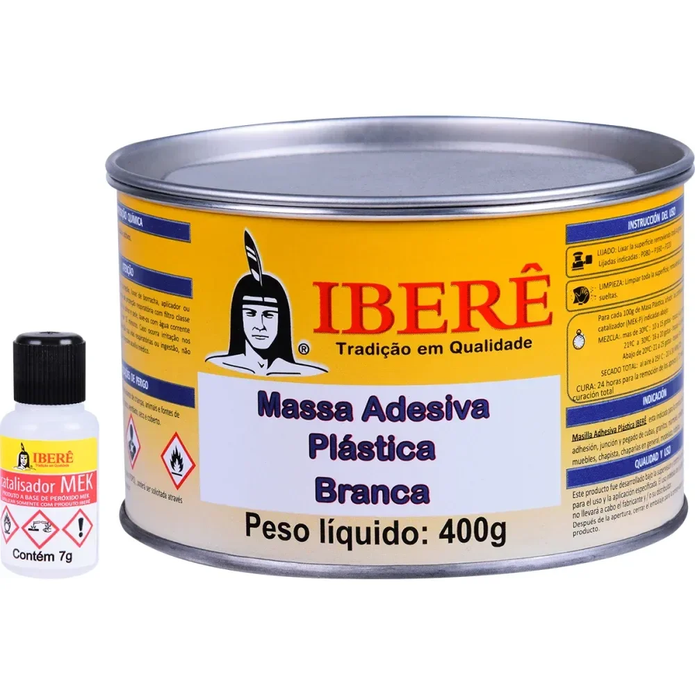 COLA PLASTICA BRANCA 400G  IBERE
