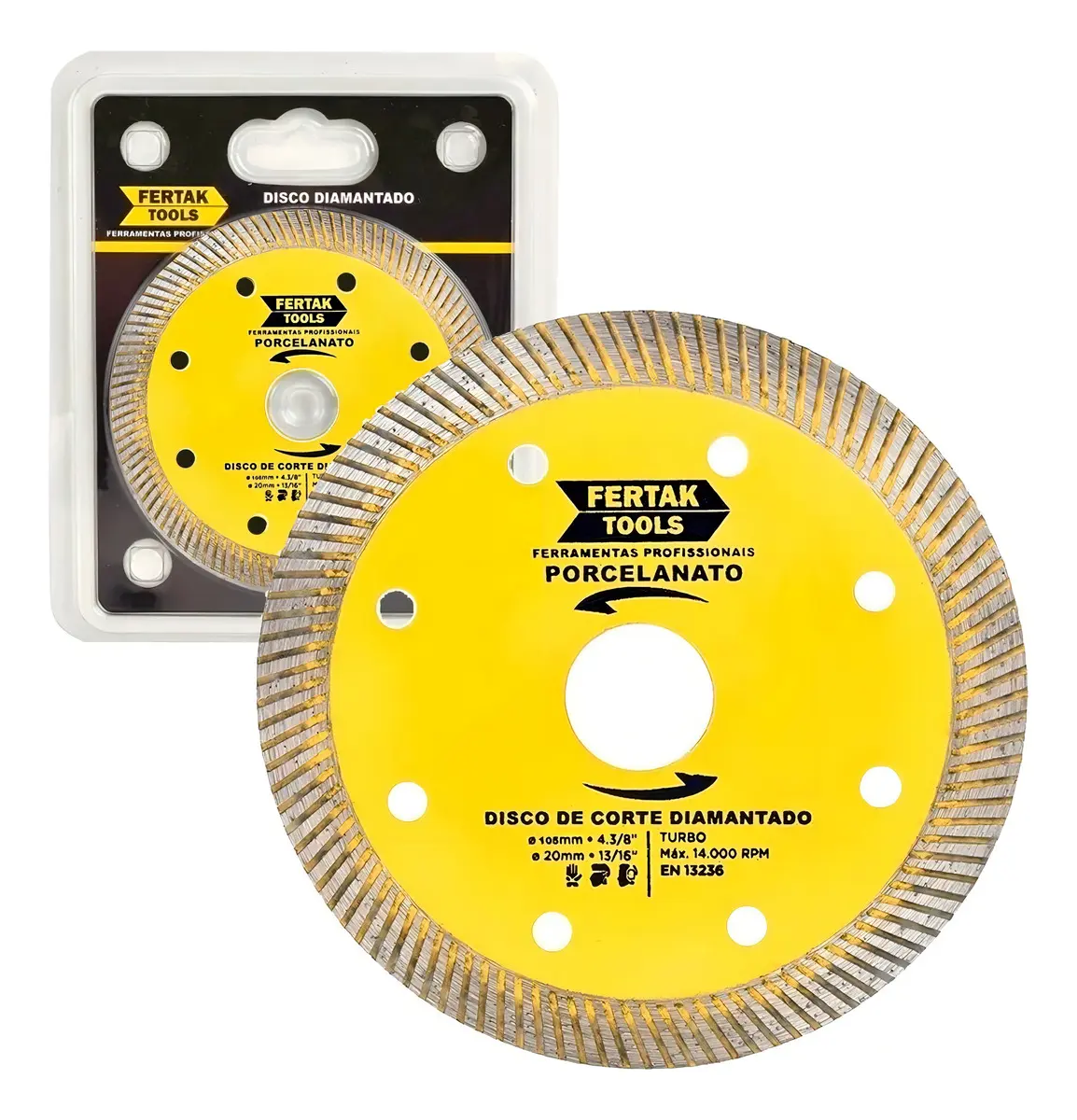 DISCO DIAMANTADO TURBO FERTAK