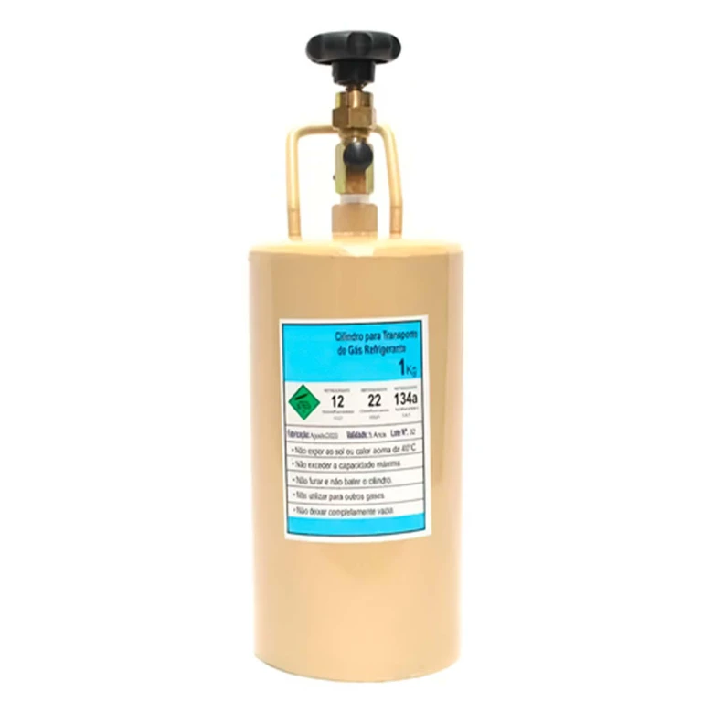 GARRAFA TRANSPORTE C/VALVULA R12/ R22/ R134A 1KG