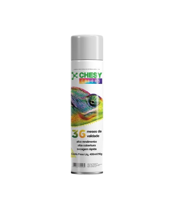 TINTA SPRAY GERAL 400ML/210G CINZA CLARO CHESY
