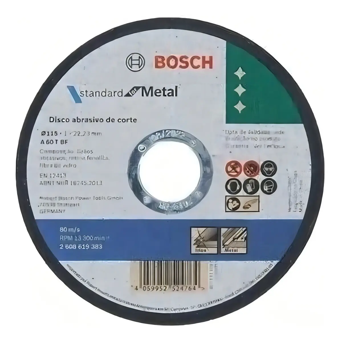 DISCO ACO INOX BOSCH