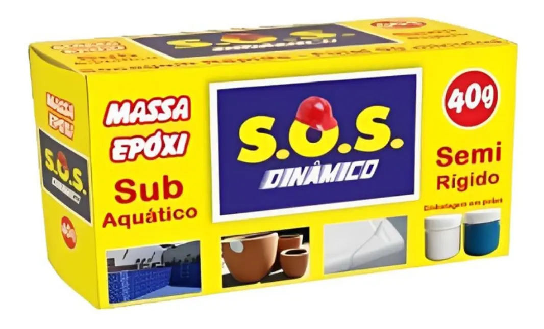 MASSA EPOXI 40G SOS DINAMICO
