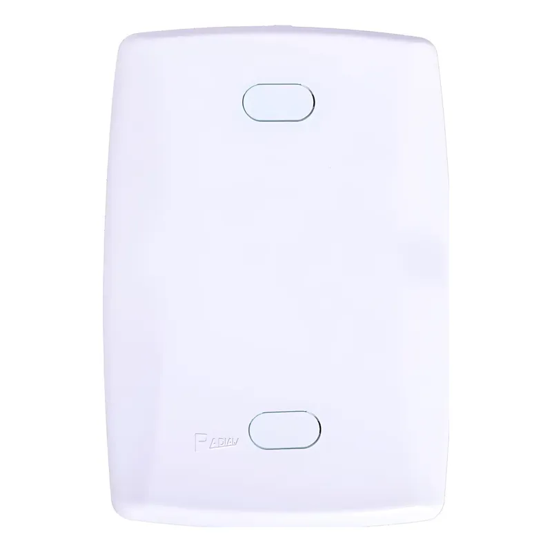 PLACA 4X2 CEGA BRANCA C/ SUPORTE  RADIAL