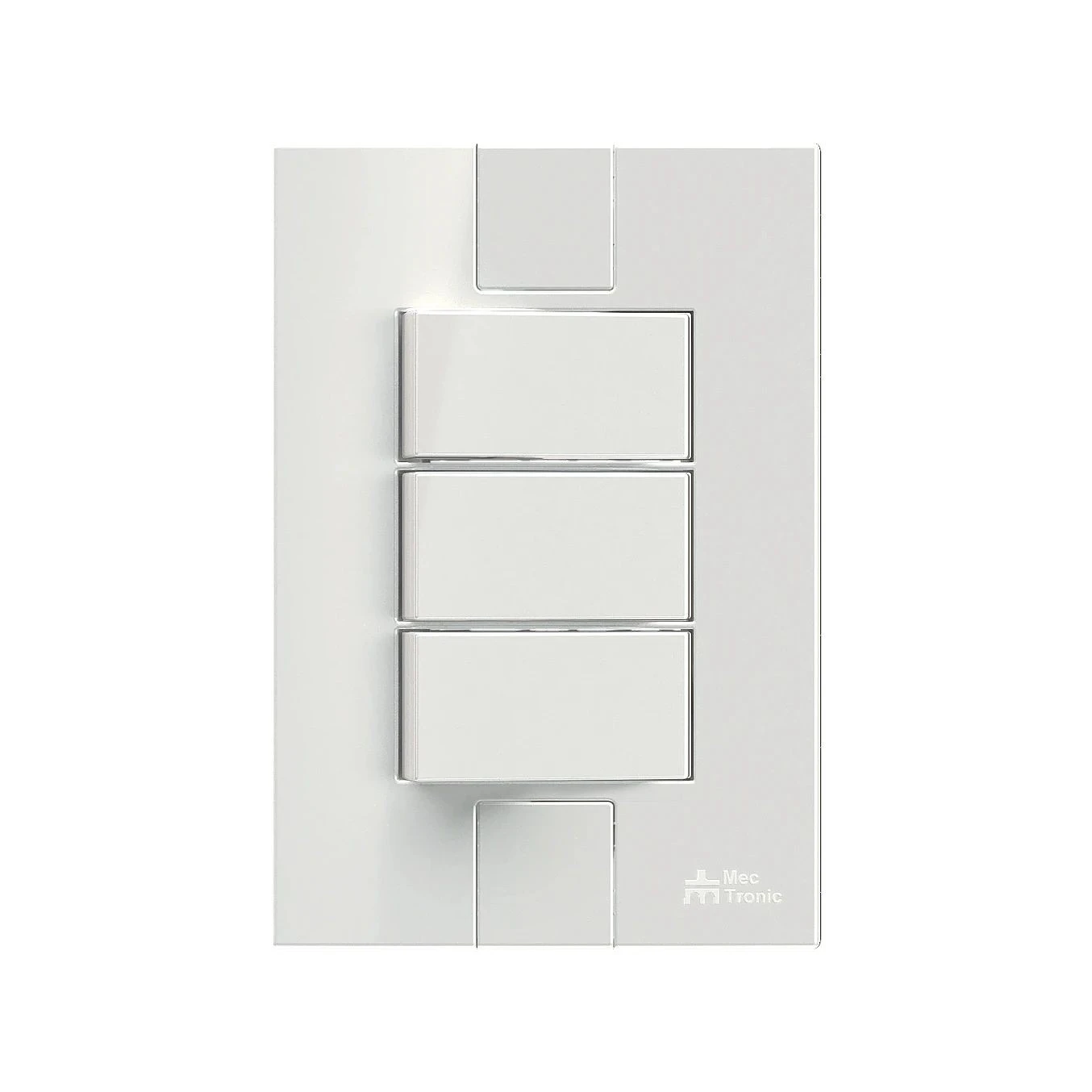 INTERRUPTOR C/PLACA 3 SECOES BRANCO CLICK 81414 MECTRONIC