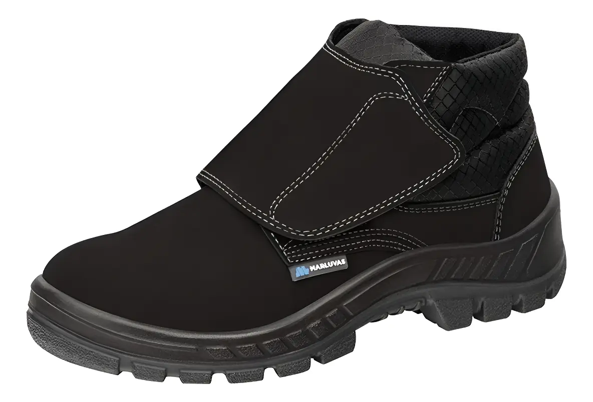 BOTA VELCRO MARLUVAS  BICO PVC PRETO 41