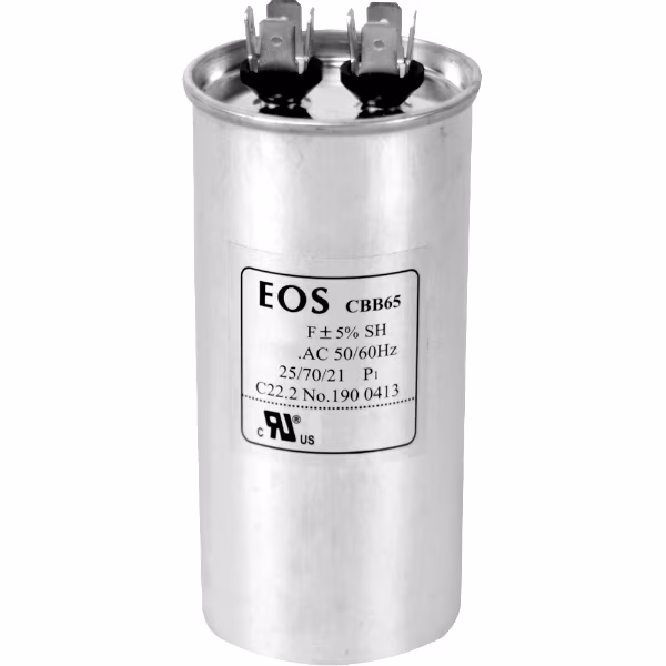 CAPACITOR 30 MFD 380V C/TERMINAL 45X80 CORPO ALUMINIO EOS - 30 MFD 380V C/TERM (NÃO ENCONTRO O CEST)
