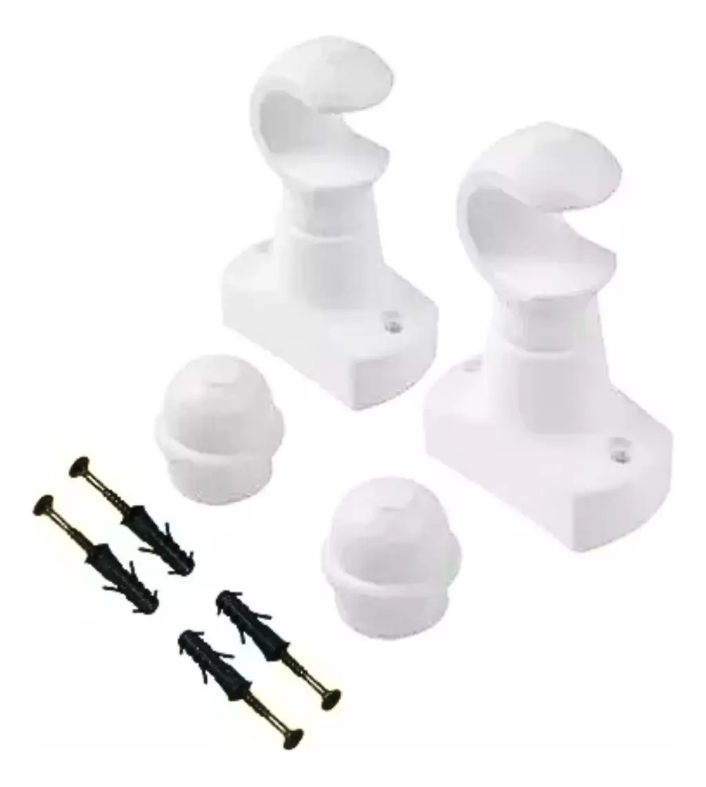 SUPORTE P/KIT CORTINA 19 BRANC