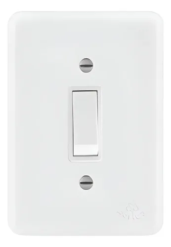 INTERRUPTOR C/PLACA BRANCO 2381 PUMALUX