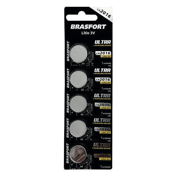 BATERIA 3V CR2032 C/5  BRASFORT
