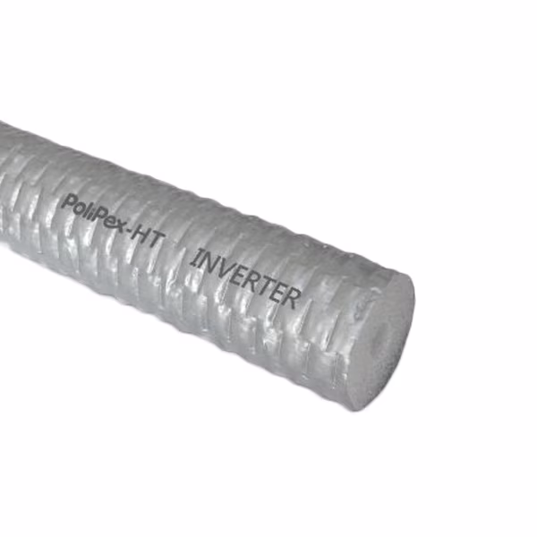 TUBO ISOLANTE POLIETILENO BLINDADO INVERTER BRANCO 1/4 SUPER SLIM PANQUECA EPEX - 10x06mm