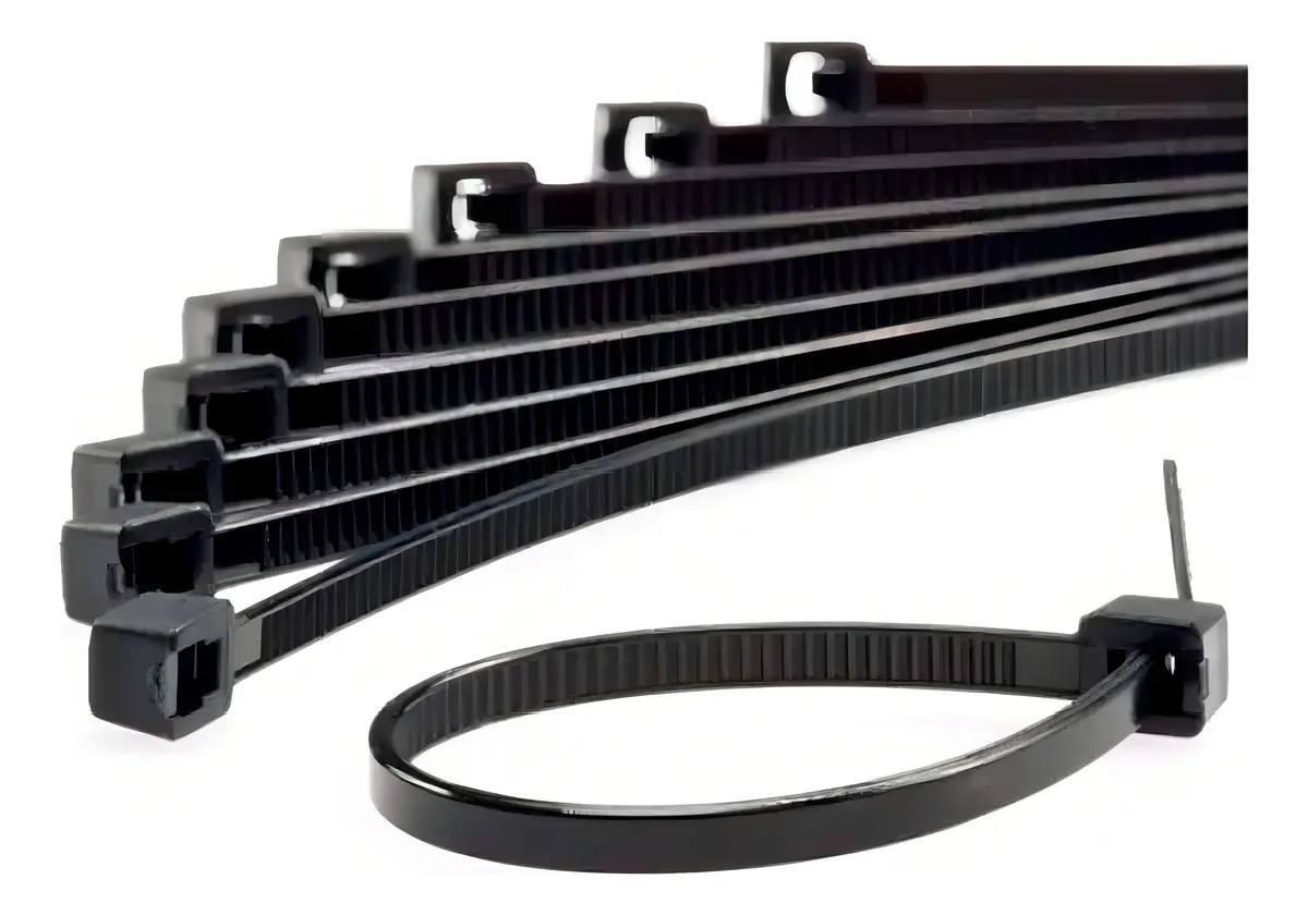 ABRACADEIRA NYLON 200X3.6 PRETA MELFI