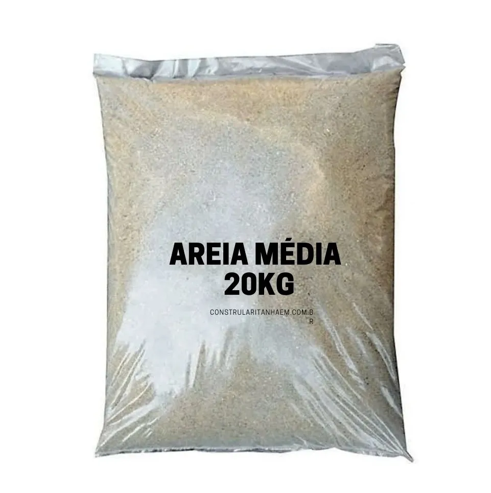 AREIA LAVADA MEDIA 20KG