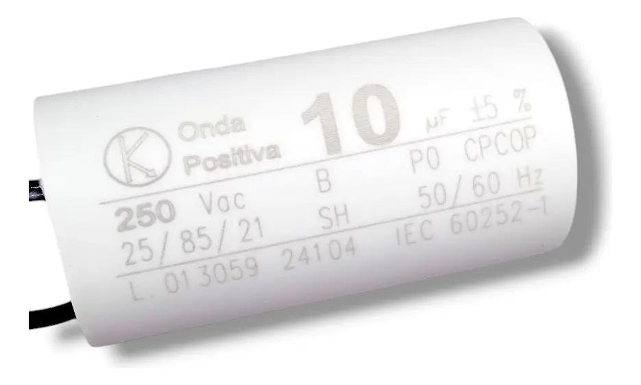 CAPACITOR P/VENTILADOR   10UF/250W