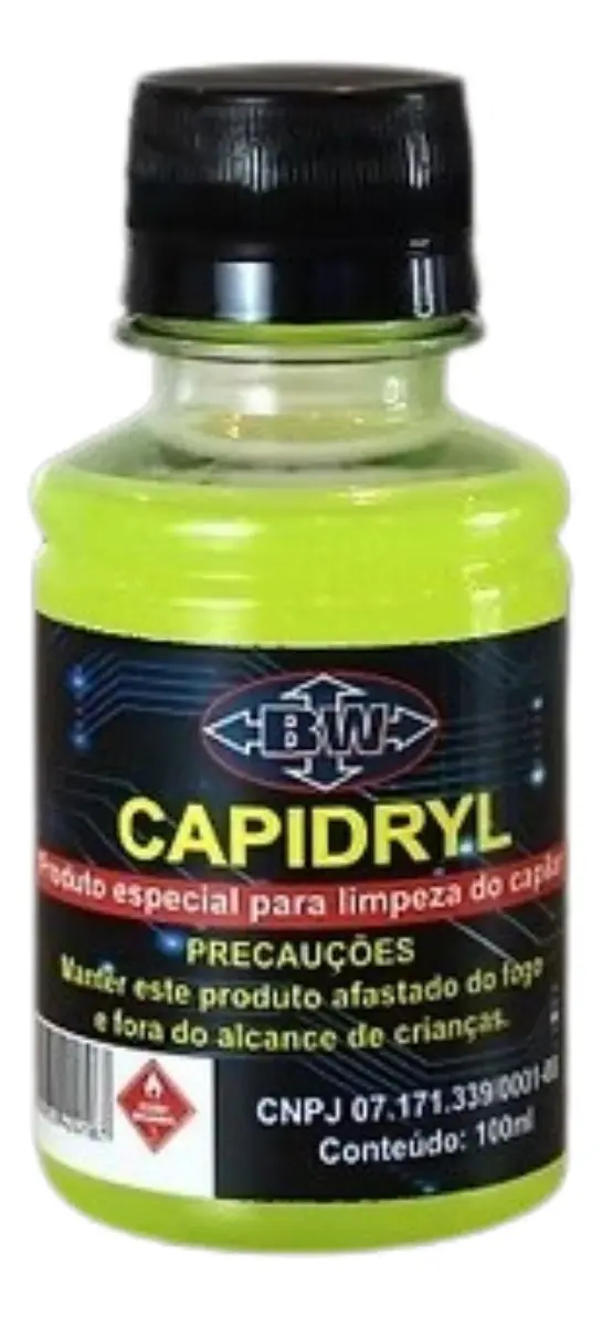 CAPIDRYL/DRAYSON/PRODUTO LIMPEZA CAPILAR 100ML