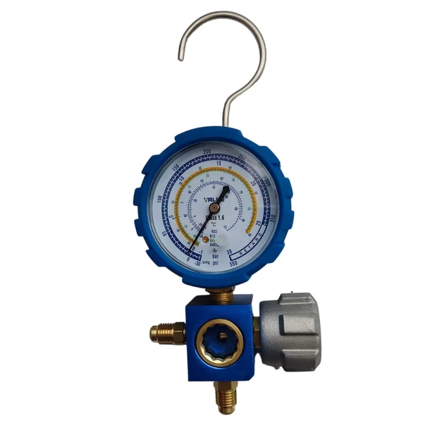 MANIFOLD SIMPLES EOS PREMIUM BAIXA R22/R134A/407C/404A/410A MANOM 68MM BLISTER  EOSVMG1SL