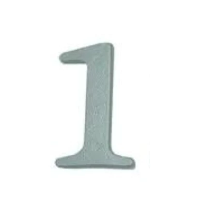 NUMERO RESIDENCIAL COR ALUMINIO  - 1  VALEPLAST