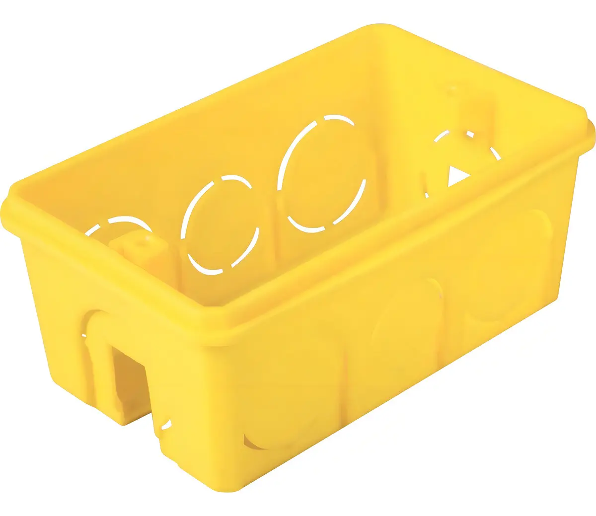 CAIXA DE LUZ 4X2 AMARELA C/24  ROMA